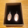 Clewdoodle | Earrings | Copper Swirling Wave Texture Earrings