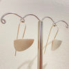 Clewdoodle | Earrings | Silver Sandpaper Texture earrings