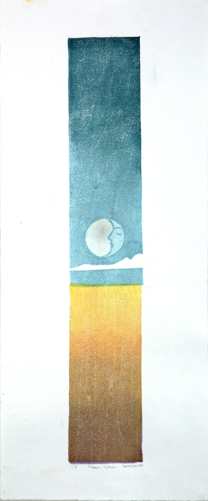 Deidre  Vaill |  Rock at the Roadside | Moon glow