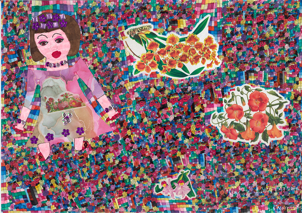 Lien To | Artwork | My Beautiful Mum with Purple Jewels