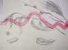 Rowena Evans | Printmaking | North Walk with Found Objects