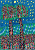 Lien To | Artwork | Two Green Trees at Night