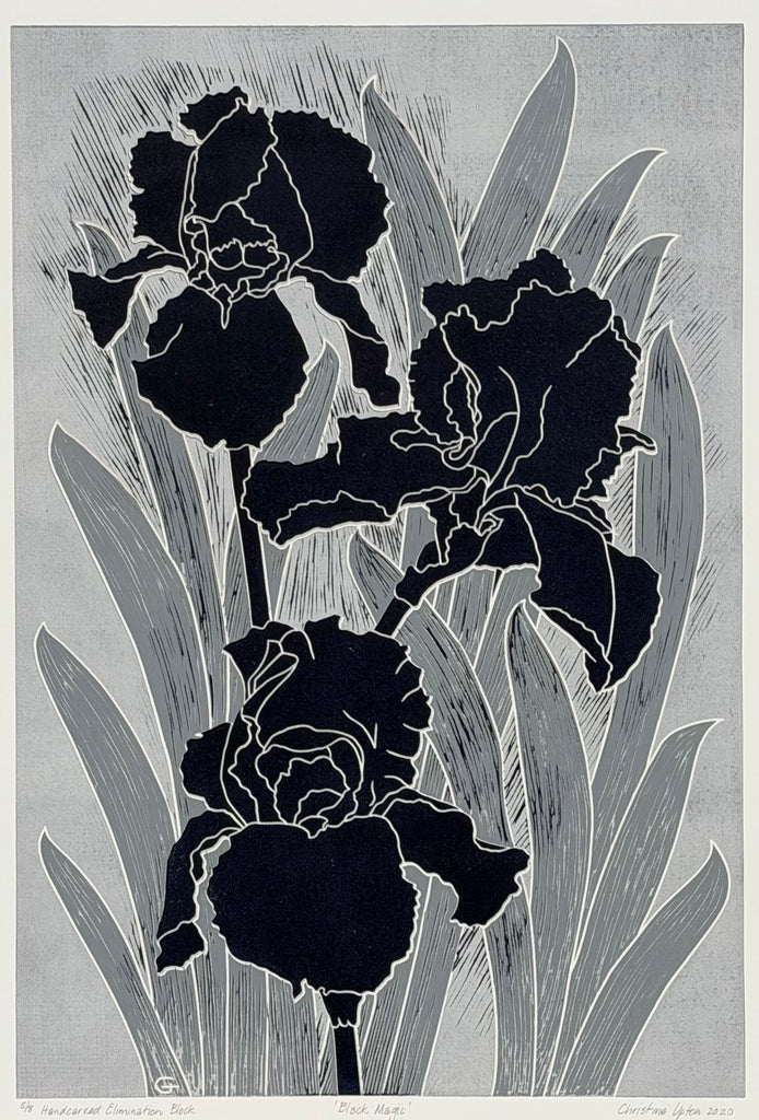 Christine  Upton | Printmaking | Black Magic 5/8