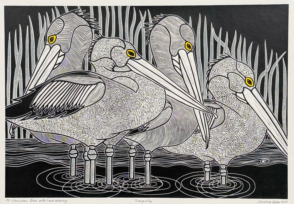 Christine  Upton | Printmaking | Tranquility 7/9