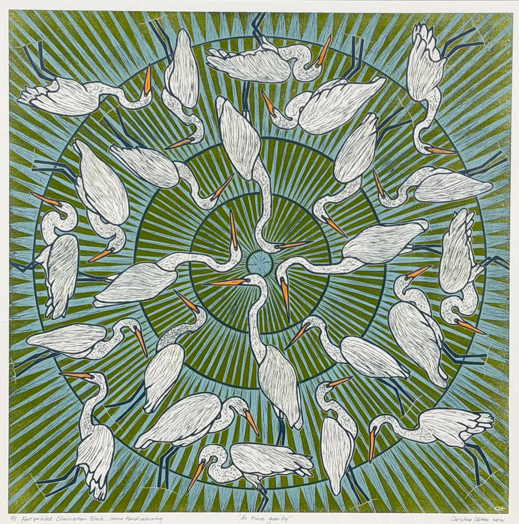 Christine  Upton | Printmaking | As Time Goes By 3/7
