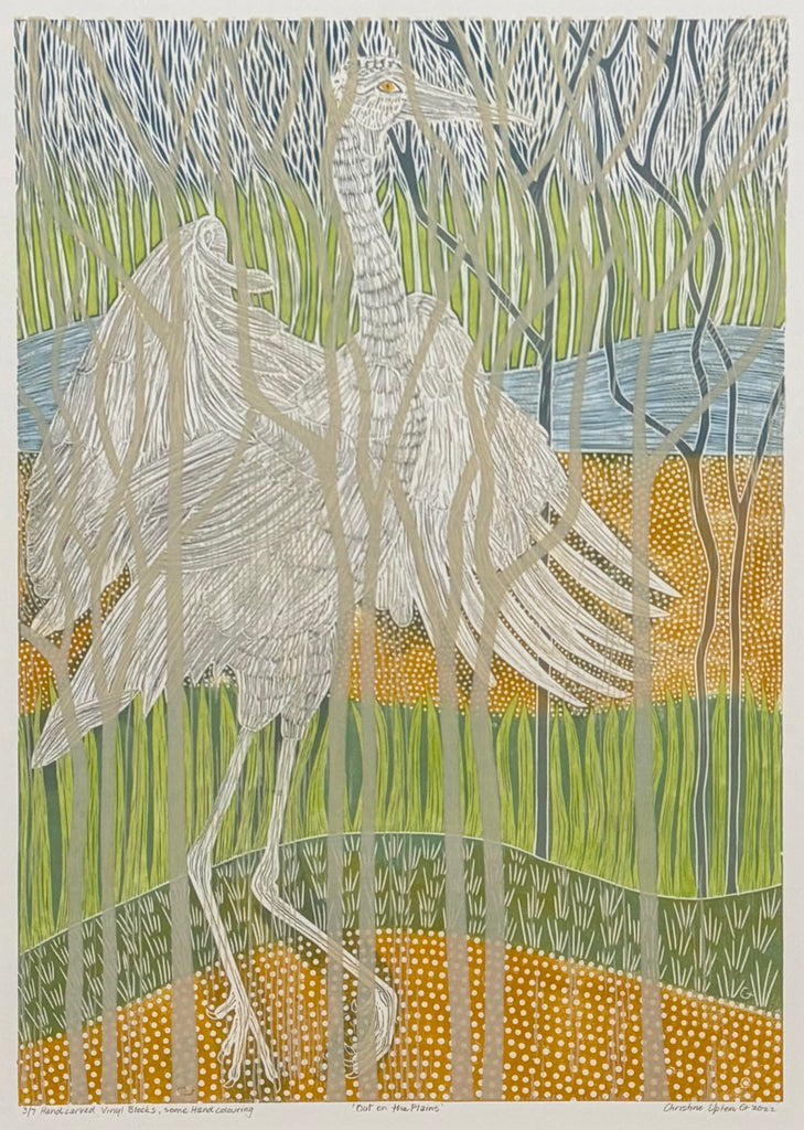 Christine  Upton | Printmaking | Out on the Plains 3/7