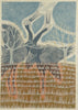 Christine  Upton | Printmaking | Where the Brolgas Dance 4/7