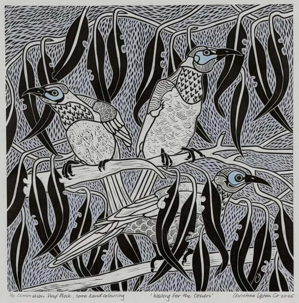 Christine  Upton | Printmaking | Waiting for the Others 3/11