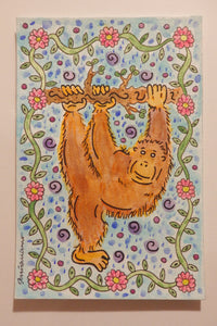 Kabir Dulichan | Dear Forests | Painting | Orangutan