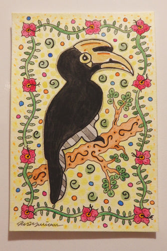 Kabir Dulichan | Dear Forests | Painting | Hornbill