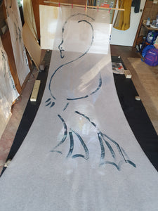Rowena Evans | Printmaking | Swan Banner