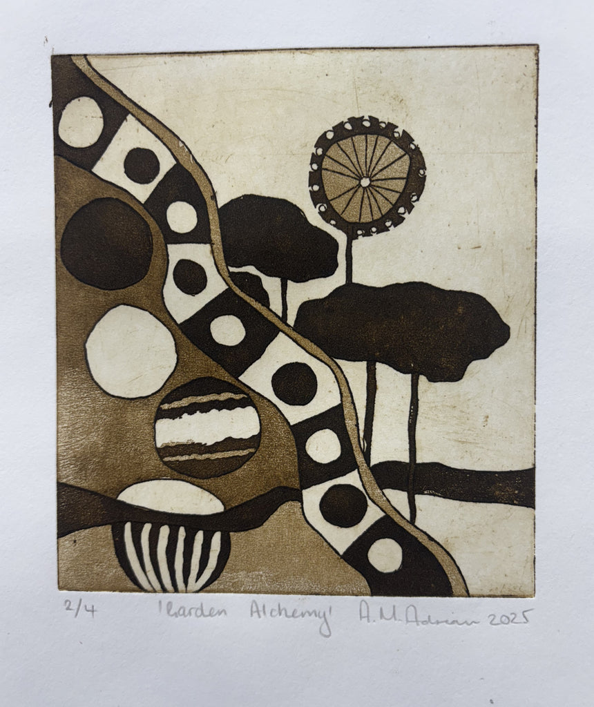 Amanda Adrian | Printmaking | Garden Alchemy