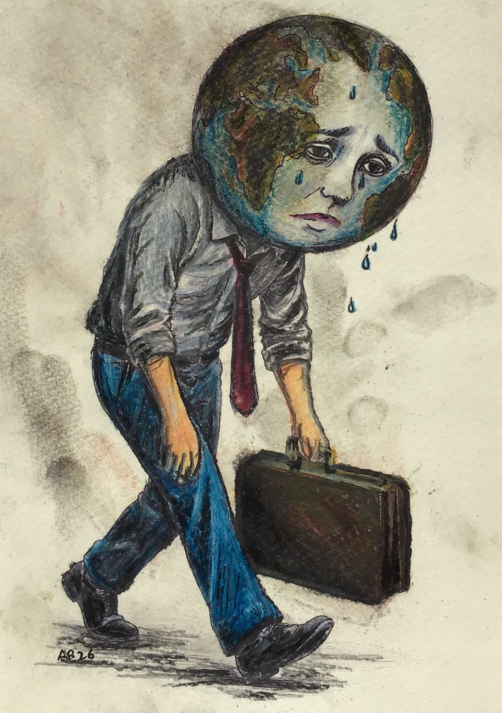 Adam Blackshaw | Drawing | World Weary