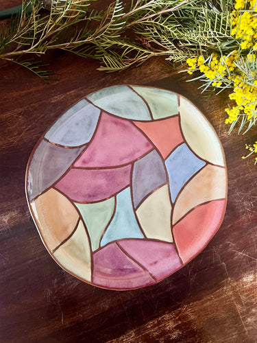 Alexander Thatcher | Ceramics | Kaleidoscope Serving Platters - Freedom