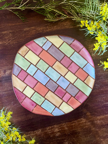 Alexander Thatcher | Ceramics | Kaleidoscope Serving Platters - Square