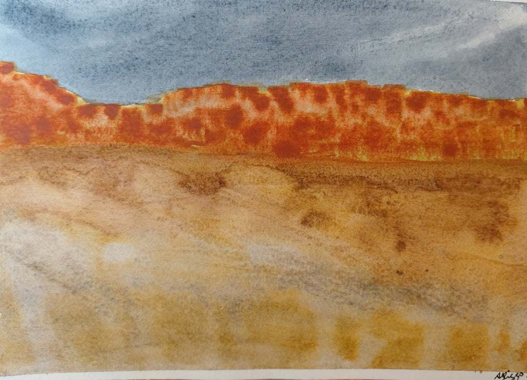 Amanda Biggs | Painting | Abstract desert landscape