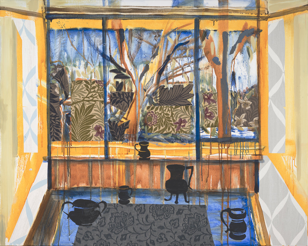 Amelia Mollett | Painting | Through my studio window