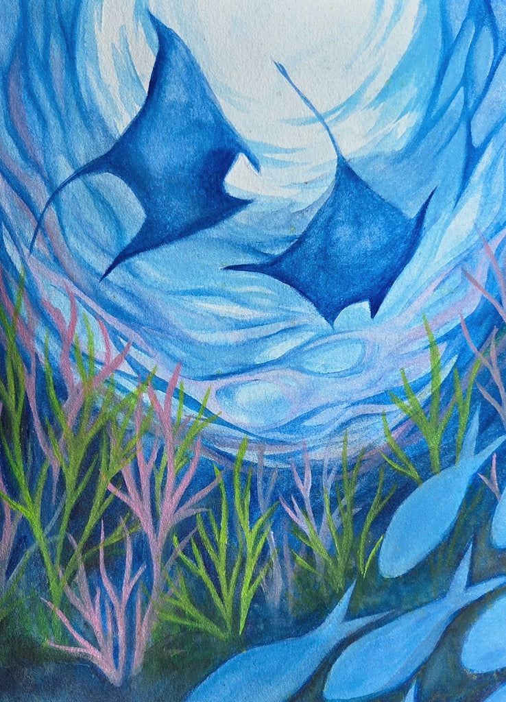 Anael Lukban | Painting | Dancing Rays
