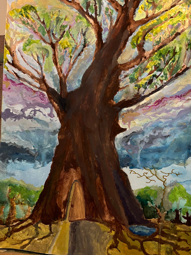 Anne Rowlands | Mixed Media | The Queer Tree of Life and the Rainbow Storm