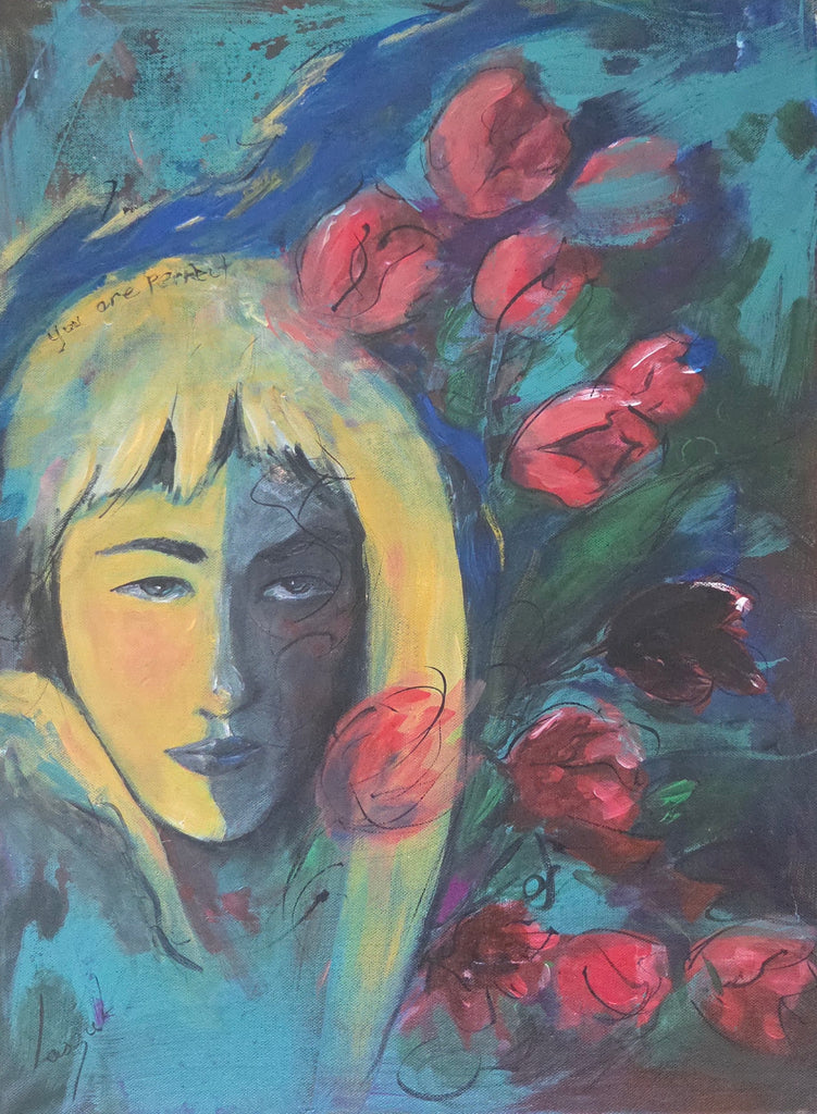 Barbara Laszuk | Painting | Floriade - The black tulip