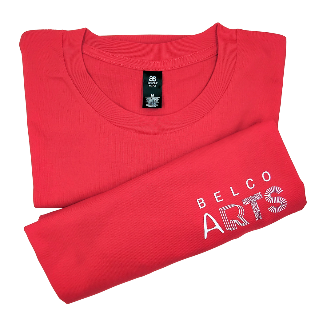 Belconnen Arts | BelcoArts Logo T-Shirt Red |