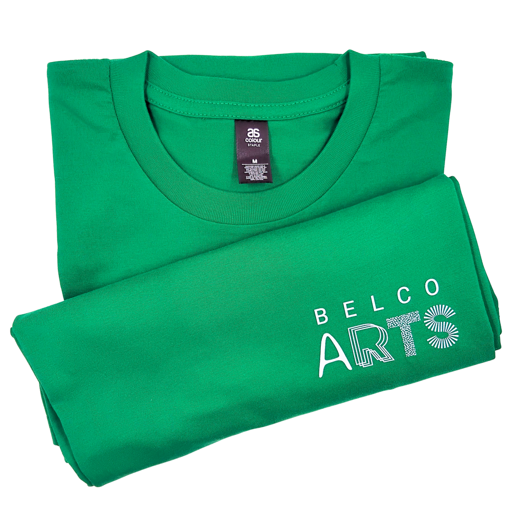 Belconnen Arts | BelcoArts Logo T-Shirt Green |