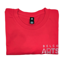 Load image into Gallery viewer, Belconnen Arts | BelcoArts Logo T-Shirt Red |