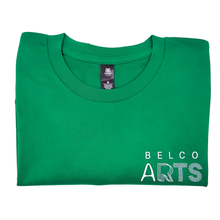 Load image into Gallery viewer, Belconnen Arts | BelcoArts Logo T-Shirt Green |