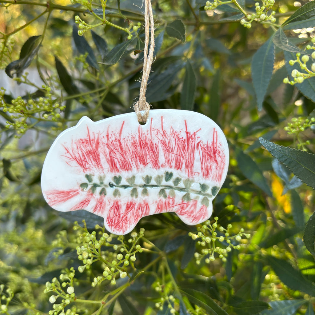 Romanda Ceramics | Christmas Decoration | Wombat