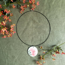 Load image into Gallery viewer, Romanda Ceramics | Pendant Hoop Necklace | Bottlebrush