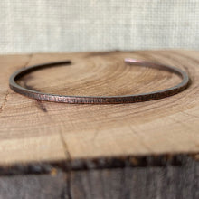 Load image into Gallery viewer, Clewdoodle | Cuff/Bracelet | Hammered Copper Cuff