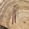 Clewdoodle | Earrings | Copper Lines Hook Earrings