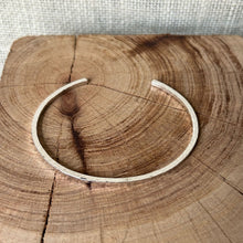 Load image into Gallery viewer, Clewdoodle | Cuff/Bracelet | Hammered Silver Cuff