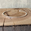 Clewdoodle | Cuff/Bracelet | Hammered Silver Cuff