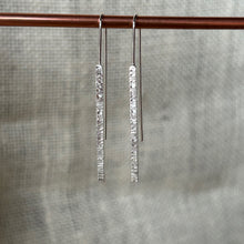 Load image into Gallery viewer, Clewdoodle | Earrings | Silver Lines Hook Earrings