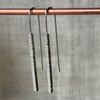 Clewdoodle | Earrings | Silver Lines Hook Earrings