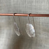 Clewdoodle | Earrings | Silver Gauze Texture Hook Earrings