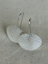 Load image into Gallery viewer, Clewdoodle | Earrings | Silver Gauze Texture Earrings