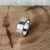 Clewdoodle | Ring | Chunky Hammered Silver Ring