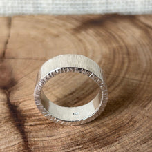 Load image into Gallery viewer, Clewdoodle | Ring | Chunky Hammered Silver Ring