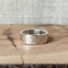 Load image into Gallery viewer, Clewdoodle | Ring | Chunky Hammered Silver Ring