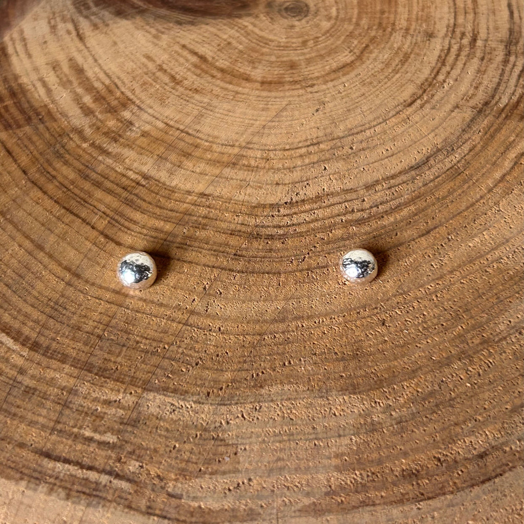 Clewdoodle | Earrings | Recycled Silver Blob Studs
