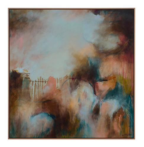 Cassandra  Dove  | Painting | Fallen Marbles on Snowy Plains