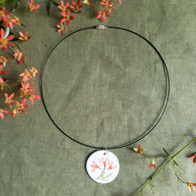 Load image into Gallery viewer, Romanda Ceramics | Pendant Hoop Necklace | Christmas Bush