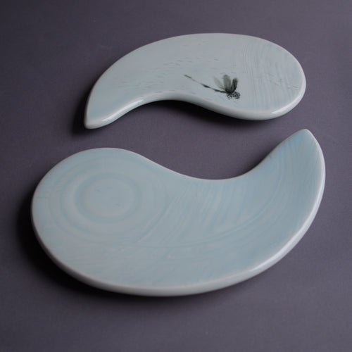 Tian Ceramics | A Pair of Plates/Display Boards  | Conjoint - Wind