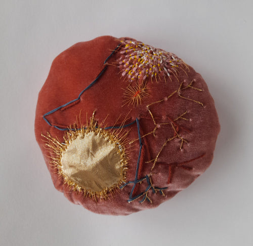 Heidi  Smith | Textiles | Embroidery Cushion Soft stuff