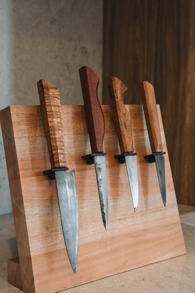 Daniel Venables | Woodcraft | Charred knife rack