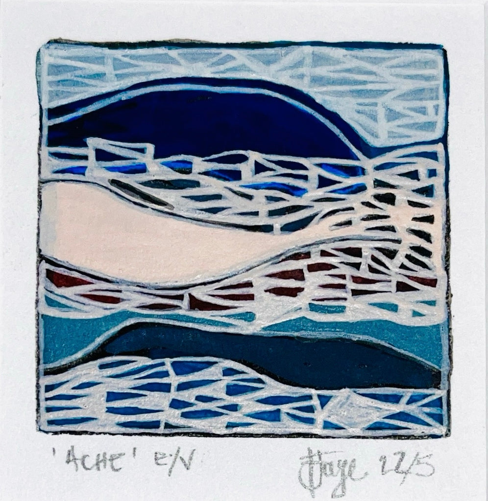Francis Jaye Johnson | Printmaking | Miniature Diptych No. 1