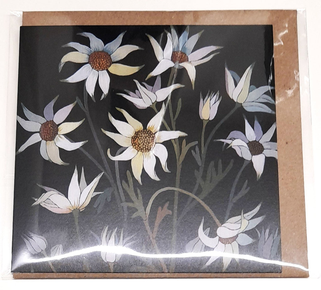 Irina Nazarova | greeting card 8 | Flannel flower