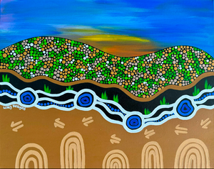 Kristal Matthews | Painting | Following the Tracks